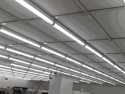 Luminaria LED para sala limpia